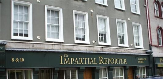 Image of the Impartial reporter pub by Kenneth Allen released via Creative Commons CC BY-SA 2.0