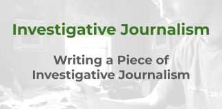How to structure a powerful Investigative Story Investigative Journalism - a MHM training article graphic