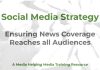 Social media test for mainstream media Social Media Strategy - a MHM training article graphic