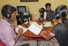 Where does news come from? Radio training workshop in Jaffna, Sri Lanka. Image by David Brewer