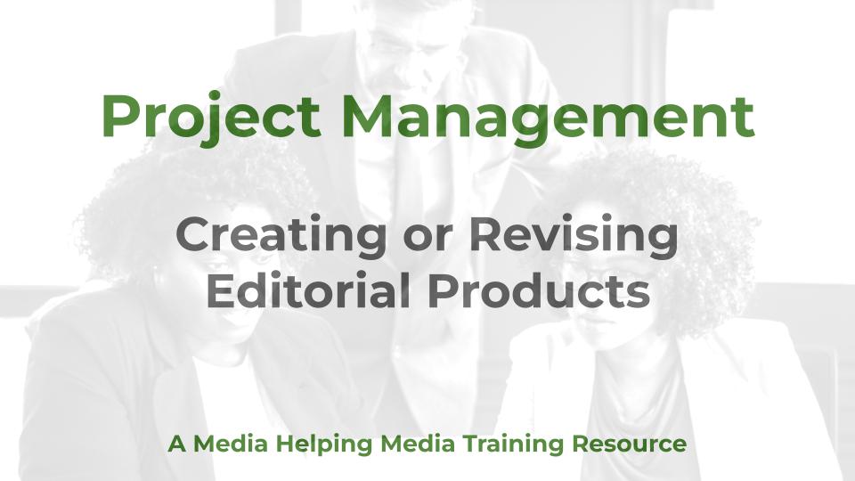 Project Management - a MHM training article graphic