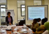 Gender equality in the media Naomi Goldsmith delivering gender training to female journalists in Tanzania