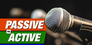 The active and passive voices in news Passive and active voice graphic by Anders Behrmann