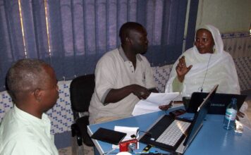 Female representation in news leadership and coverage Journalists and contributors from Hurriyat Sudan www.hurriyatsudan.com/ learning how to produce original journalism during a week-long training course held in Kampala, Uganda and organised by Fojo International