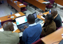 Creating a fact-checking system Fact-checking training Kenya. Image by Media Helping Media released via Creative Commons