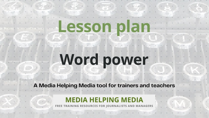 Graphic for a Media Helping Media lesson plan