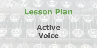 Lesson: The active and passive voices in news Graphic for a Media Helping Media Lesson Plan