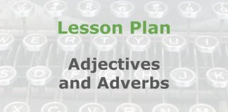 Lesson: The use of adjectives and adverbs in journalism Graphic for a Media Helping Media Lesson Plan