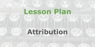 Lesson: Referencing, attribution, and plagiarism Graphic for a Media Helping Media Lesson Plan