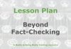 Lesson: Beyond basic fact-checking Graphic for a Media Helping Media Lesson Plan