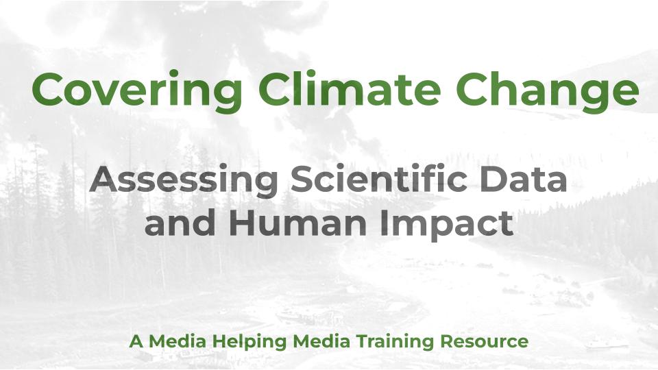 Climate Change - a MHM training article graphic