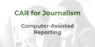 Computer-assisted reporting (CAR) Computer Assisted Reporting - a MHM training resource graphic