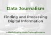 What is data journalism? Data Journalism -a MHM training article graphic