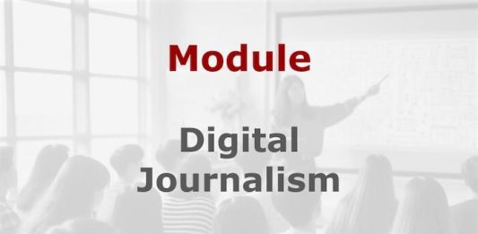 Graphic for a Media Helping Media course module
