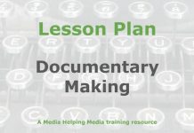 Lesson: Making documentaries for radio Graphic for a Media Helping Media Lesson Plan