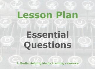 Lesson: The questions every journalist should ask Graphic for a Media Helping Media Lesson Plan