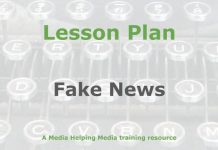 Lesson: Fake news and trust chains Graphic for a Media Helping Media Lesson Plan