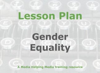 Lesson: Gender equality in news production Graphic for a Media Helping Media Lesson Plan