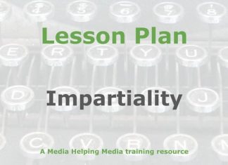 Lesson: Impartiality in journalism Graphic for a Media Helping Media Lesson Plan