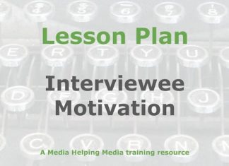 Lesson: Understanding interviewees Graphic for a Media Helping Media Lesson Plan