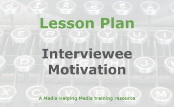 Lesson: Understanding interviewees Graphic for a Media Helping Media Lesson Plan