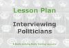 Lesson: How to interview politicians Graphic for a Media Helping Media Lesson Plan
