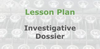 Lesson: The investigative dossier Graphic for a Media Helping Media Lesson Plan