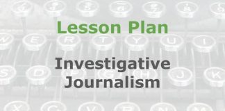 Lesson: Planning a journalistic investigation Graphic for a Media Helping Media Lesson Plan