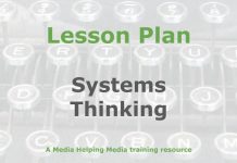 Graphic for a Media Helping Media Lesson Plan