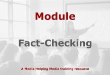Module: Fact-Checking Graphic for a Media Helping Media course module