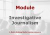 Module: Investigative journalism Graphic for a Media Helping Media course module