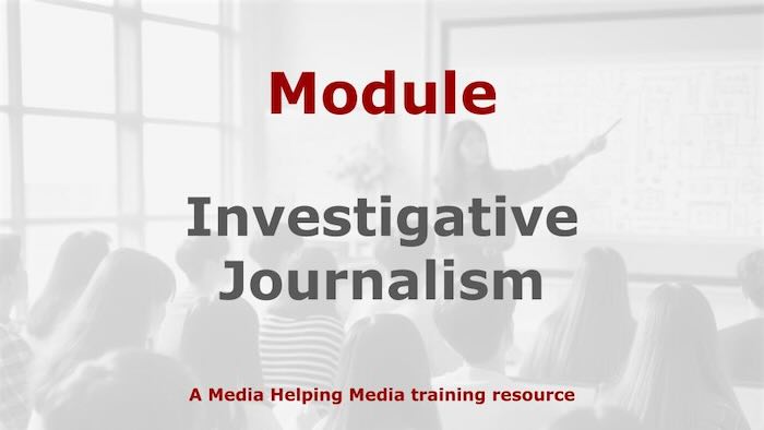 Graphic for a Media Helping Media course module