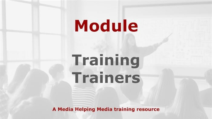 Graphic for a Media Helping Media course module