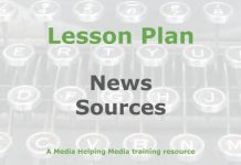 Lesson: What makes a news story Graphic for a Media Helping Media Lesson Plan