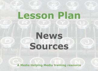 Lesson: What makes a news story Graphic for a Media Helping Media Lesson Plan