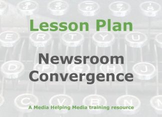 Lesson: Creating a converged news operation Graphic for a Media Helping Media Lesson Plan