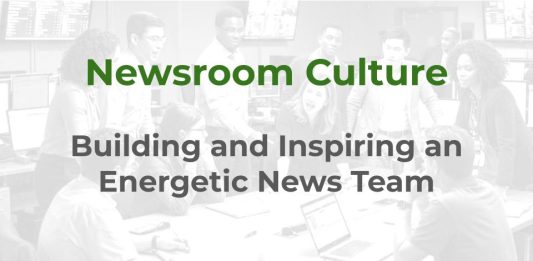 Newsroom Culture - a MHM Training Resource Graphic
