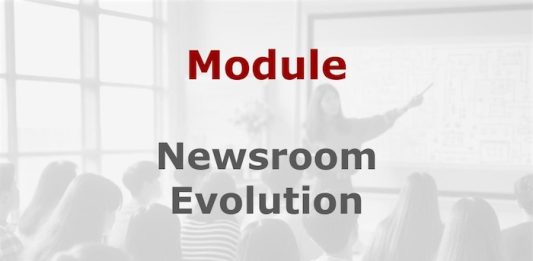 Graphic for a Media Helping Media course module