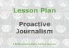 Lesson: Proactive story development Graphic for a Media Helping Media Lesson Plan