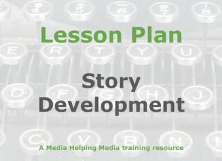 Lesson: How to develop a story Graphic for a Media Helping Media Lesson Plan