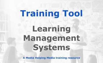 Tool: Learning management systems Graphic for a Media Helping Media Training Tool