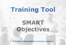 Graphic for a Media Helping Media Training Tool
