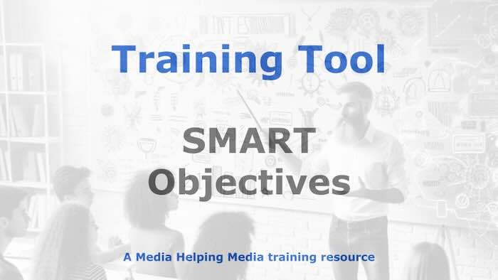 Graphic for a Media Helping Media Training Tool