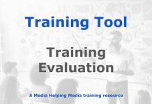 Graphic for a Media Helping Media Training Tool