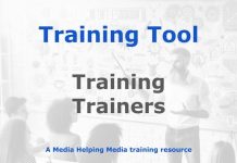 Graphic for a Media Helping Media Training Tool