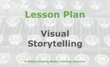 Lesson: Letting the pictures tell the story Graphic for a Media Helping Media Lesson Plan