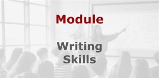 Module: News writing skills Graphic for a Media Helping Media course module