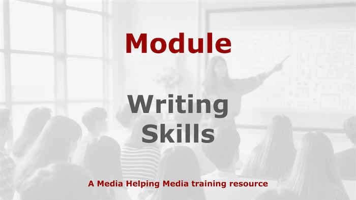 Graphic for a Media Helping Media course module