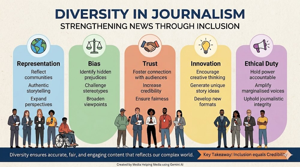 Diversity In Newsgathering Media Helping Media