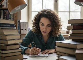 Lateral reading Image of a journalist researching created using Imagen 3 - created by David Brewer of MHM